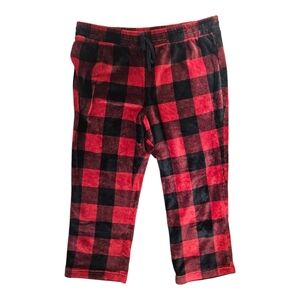 Maurices Red and Black Plaid Sleepwear